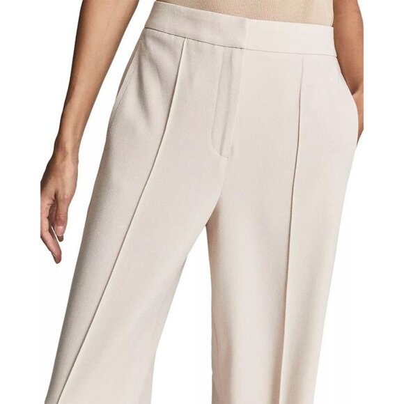REISS Tia High Waist Wide Leg Pants Neutral size 4 - Picture 1 of 9